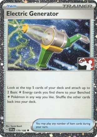 Electric Generator - 170/198 (Cosmos Holo) — Prize Pack Series Cards