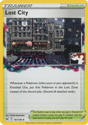 Lost City - 161/196 (Cosmos Holo) — Prize Pack Series Cards