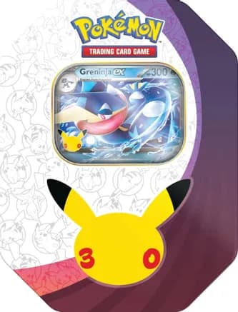 30th Celebration Tin [Greninja ex] — ME: 30th Celebration