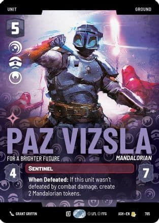 Paz Vizsla - For a Brighter Future (Prestige) — Ashes of the Empire
