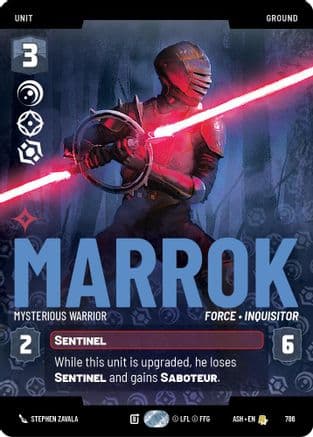 Marrok - Mysterious Warrior (Prestige) — Ashes of the Empire