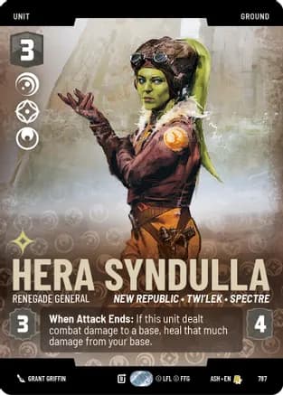 Hera Syndulla - Renegade General (Prestige) — Ashes of the Empire
