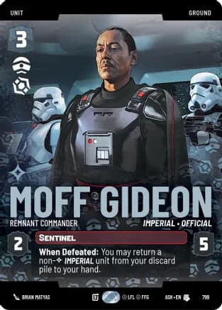Moff Gideon - Remnant Commander (Prestige) — Ashes of the Empire
