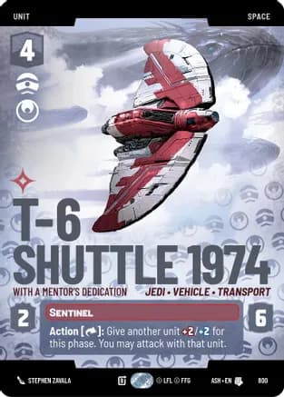 T-6 Shuttle 1974 - With a Mentor's Dedication (Prestige) — Ashes of the Empire