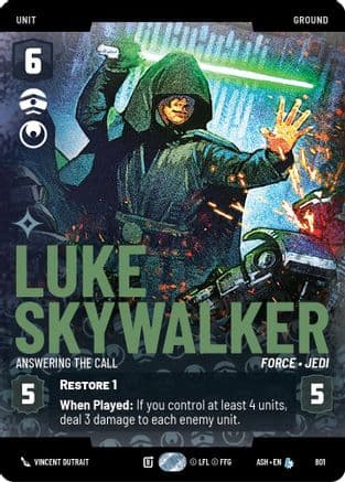 Luke Skywalker - Answering the Call (Prestige) — Ashes of the Empire
