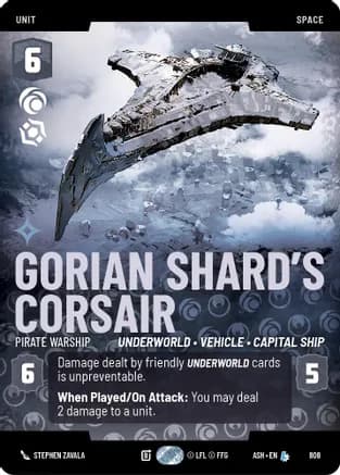 Gorian Shard's Corsair - Pirate Warship (Prestige) — Ashes of the Empire