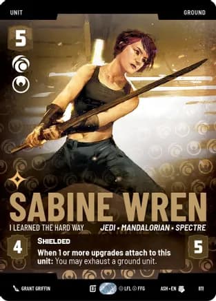 Sabine Wren - I Learned the Hard Way (Prestige) — Ashes of the Empire