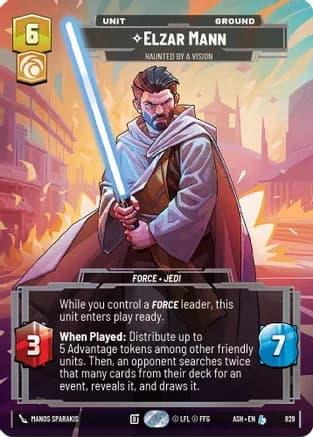 Elzar Mann - Haunted by a Vision (Prestige) — Ashes of the Empire