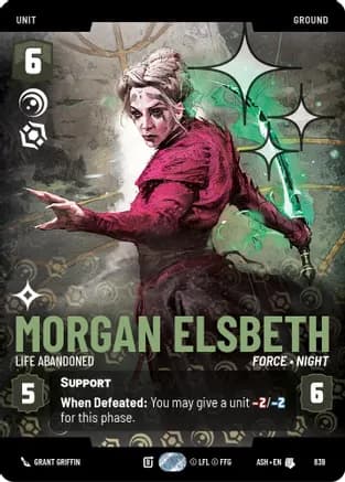 Morgan Elsbeth - Life Abandoned (Prestige Foil) — Ashes of the Empire