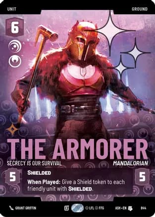 The Armorer - Secrecy is Our Survival (Prestige Foil) — Ashes of the Empire