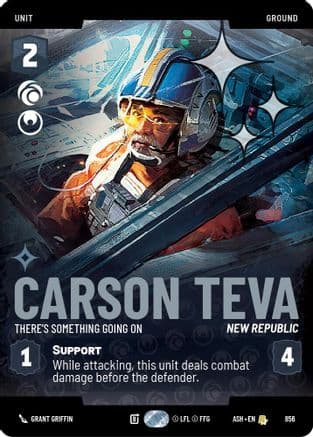 Carson Teva - There's Something Going On (Prestige Foil) — Ashes of the Empire