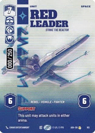Red Leader - Strike the Reactor (Serialized) — Ashes of the Empire