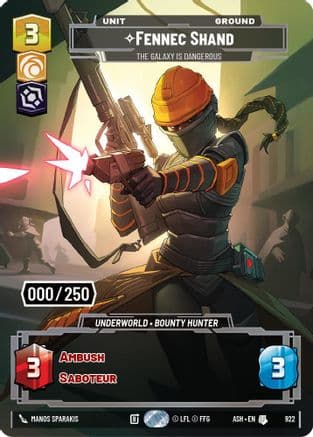 Fennec Shand - The Galaxy Is Dangerous (Serialized) — Ashes of the Empire