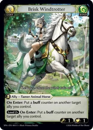Brisk Windtrotter — Supporter Pack 4