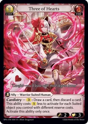 Three of Hearts — Supporter Pack 4