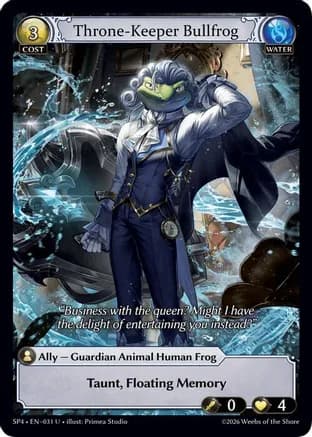 Throne-Keeper Bullfrog — Supporter Pack 4