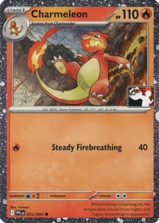 Charmeleon - 012/094 (Cosmos Holo) — Prize Pack Series Cards