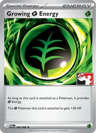 Growing Grass Energy - 086/088 — Prize Pack Series Cards
