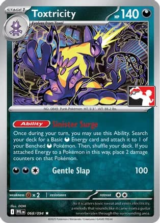 Toxtricity - 068/094 — Prize Pack Series Cards