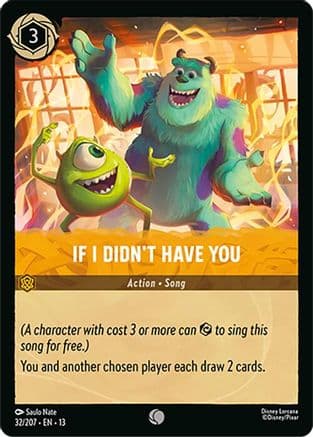 If I Didn't Have You — Attack of the Vine! Disney Lorcana card by Saulo Nate
