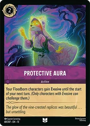 Protective Aura — Attack of the Vine! Disney Lorcana card by Lauren Levering