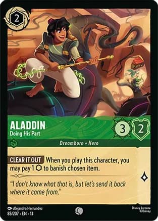 Aladdin - Doing His Part — Attack of the Vine!