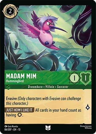 Madam Mim - Hummingbird — Attack of the Vine!