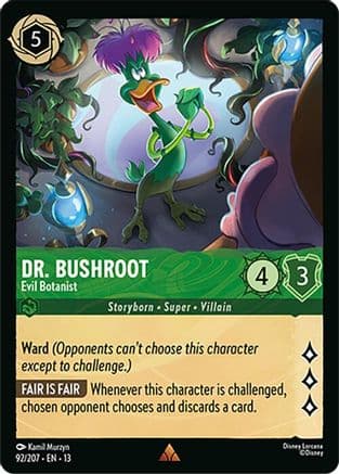 Dr. Bushroot - Evil Botanist — Attack of the Vine!