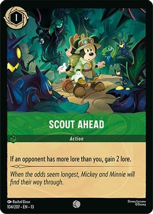 Scout Ahead — Attack of the Vine! Disney Lorcana card by Rachel Elese