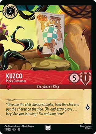Kuzco - Picky Customer (Foil) — Attack of the Vine!