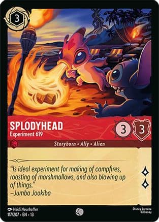 Splodyhead - Experiment 619 — Attack of the Vine! Disney Lorcana card by Heidi Neunhoffer