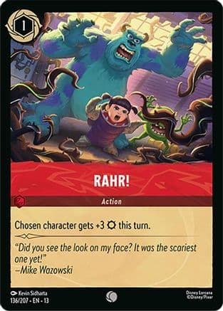 RAHR! — Attack of the Vine! Disney Lorcana card by Kevin Sidharta