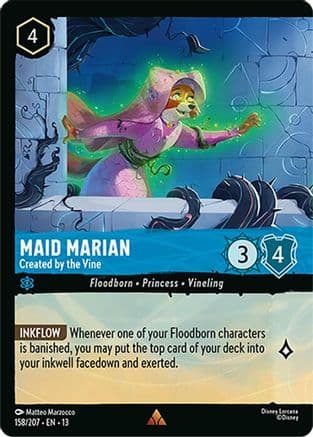 Maid Marian - Created by the Vine (Foil) — Attack of the Vine!