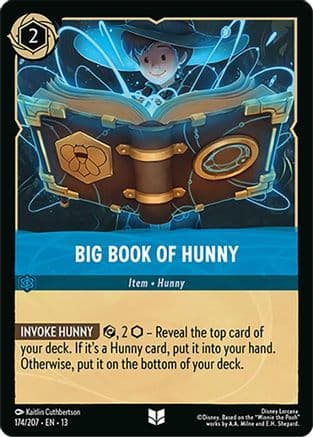 Big Book of Hunny — Attack of the Vine! Disney Lorcana card by Kaitlin Cuthbertson