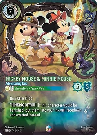 Mickey Mouse & Minnie Mouse - Adventuring Duo (Enchanted) — Attack of the Vine!