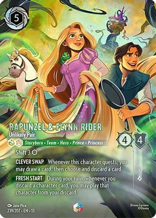 Rapunzel & Flynn Rider - Unlikely Pair (Enchanted) — Attack of the Vine!