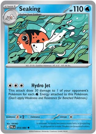Seaking — ME05: Pitch Black Pokémon TCG card by OKUBO