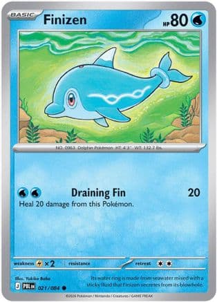 Finizen — ME05: Pitch Black Pokémon TCG card by Yukiko Baba