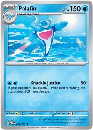 Palafin — ME05: Pitch Black Pokémon TCG card by satoma