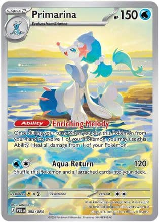 Primarina - 088/084 — ME05: Pitch Black Pokémon TCG card by satoma