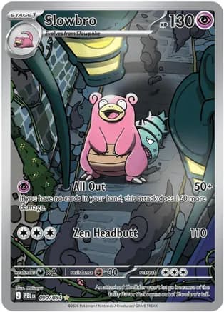Slowbro - 090/084 — ME05: Pitch Black Pokémon TCG card by Mékayu