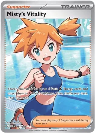 Misty's Vitality - 111/084 — ME05: Pitch Black Pokémon TCG card by En Morikura