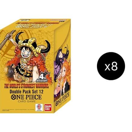 Double Pack Set Vol. 12 Display — The World's Strongest Warriors