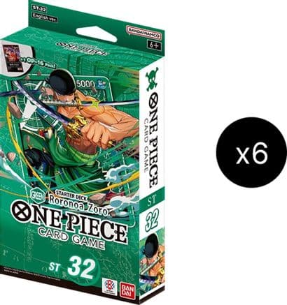 Starter Deck 32: GREEN Roronoa Zoro Display — Starter Deck 32: GREEN Roronoa Zoro