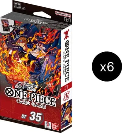 Starter Deck 35: RED/BLACK Sabo Display — Starter Deck 35: RED/BLACK Sabo