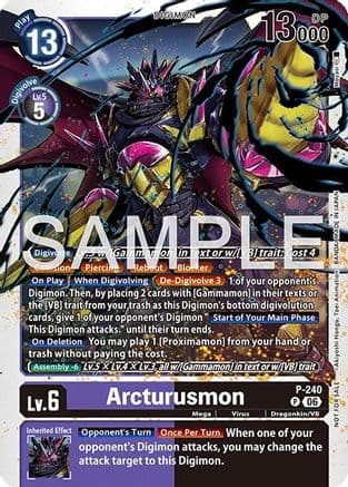 Arcturusmon (Official Store Tournament 2026 Vol. 3 Participant) — Digimon Promotion Cards