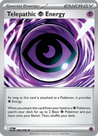 Telepathic Psychic Energy - 088/088 (Non-Holo) — Deck Exclusives