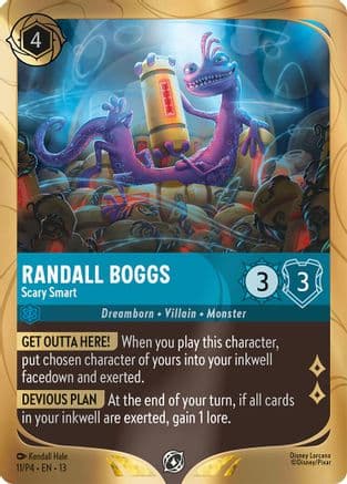 Randall Boggs - Scary Smart — Disney Lorcana Promo Cards Disney Lorcana card by Kendall Hale
