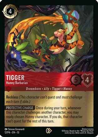 Tigger - Hunny Barbarian — Disney Lorcana Promo Cards