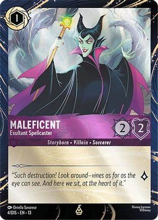 Maleficent - Exultant Spellcaster — Disney Lorcana Promo Cards